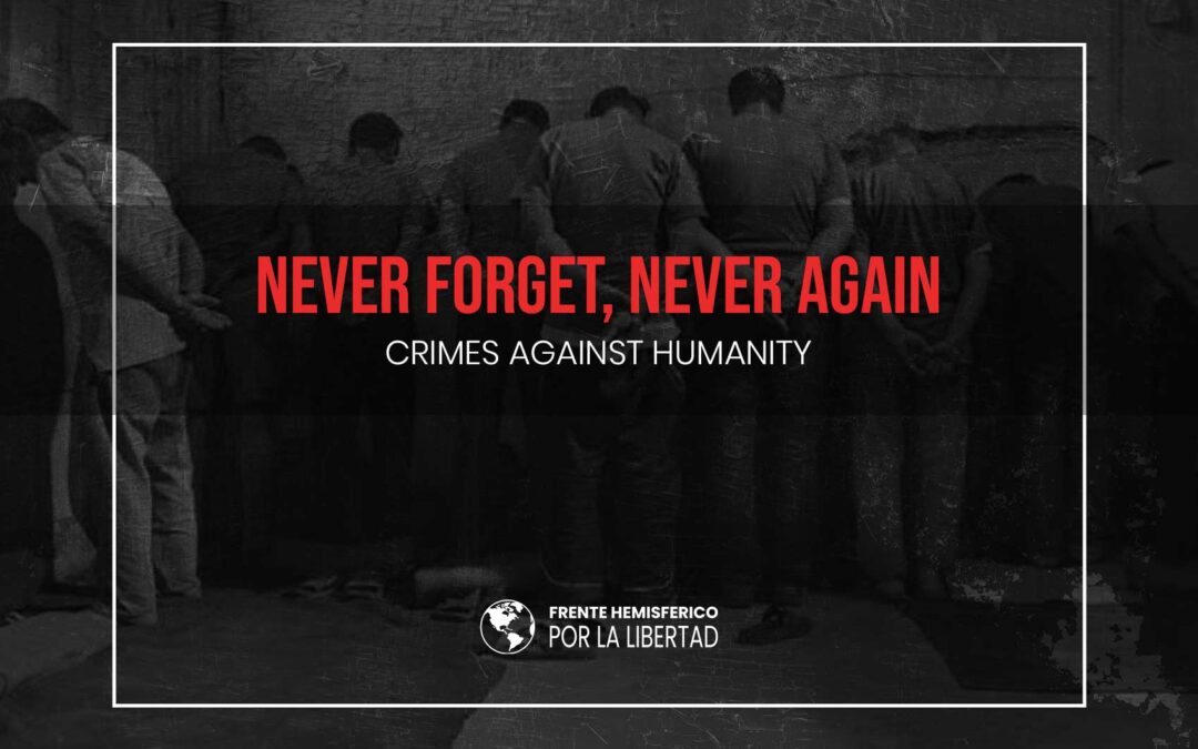 Never Forget, Never Again – Crímenes de Lesa Humanidad
